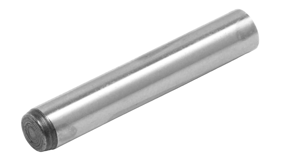 RS PRO Zylinderstift Passfeder, Typ Parallel, Ø 4mm, L. 24mm Stahl