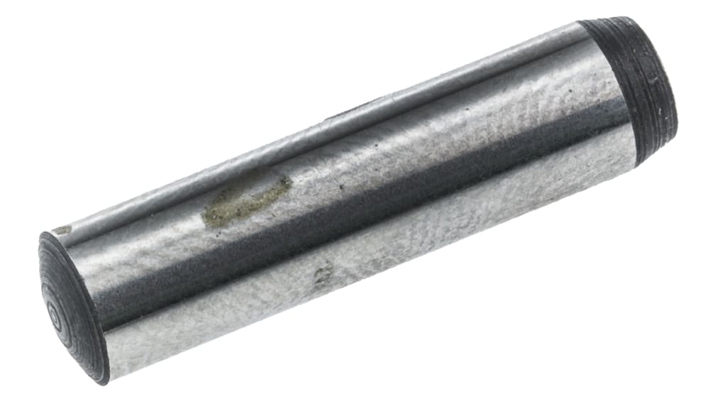 RS PRO Zylinderstift Passfeder, Typ Parallel, Ø 6mm, L. 24mm Stahl Glatt