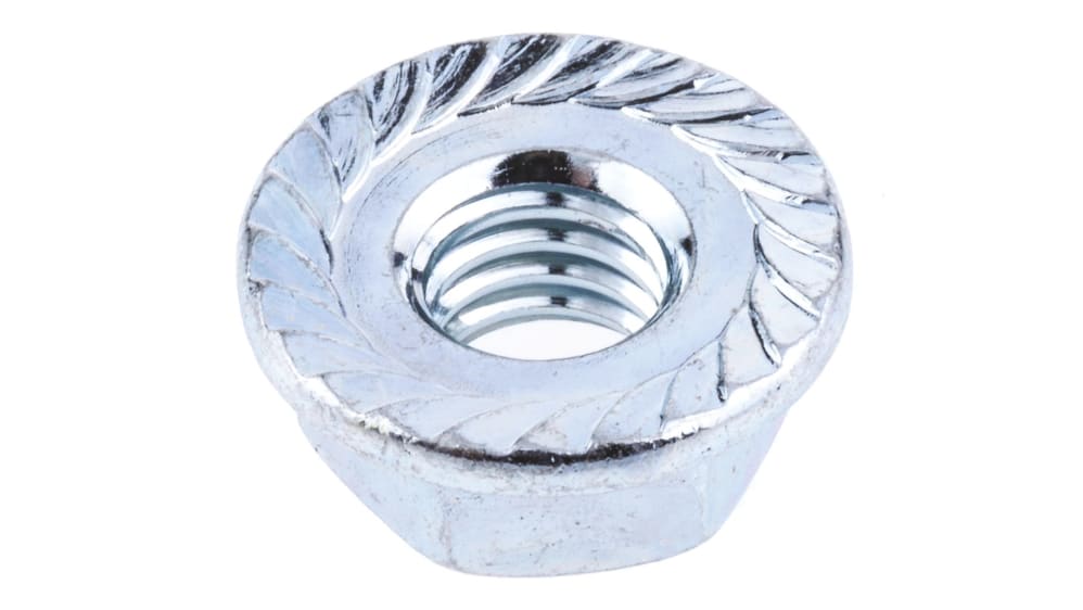 Set 185 Dadi A Flangia Autobloccanti - M3 A M12, Acciaio Inox