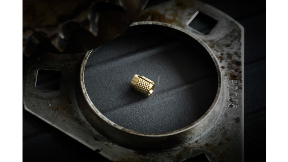 Teglia Rotonda In Rame Martellato 26xh3,0 Cm Con Anello In Ottone, Stagnata All'interno - Foto 4