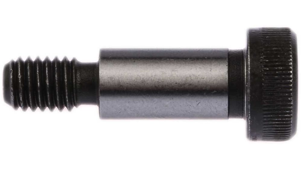RS PRO M8 Shoulder Bolt, Steel, Hex Socket, 20 mm, Shoulder Dia