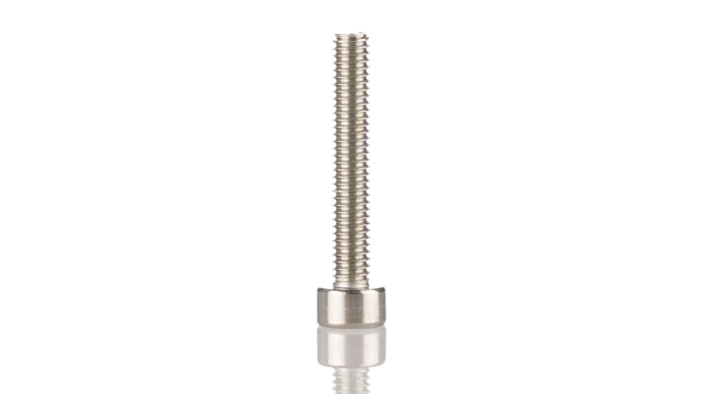 Viti M8 A Brugola Testa Capriata In Acciaio Inox A2 - Passo 1.25 - Lunghezze 12-60mm