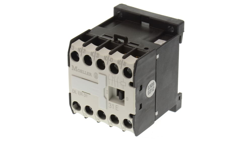 Eaton Hilfsschütz – 3 Schließer + 1 Öffner, AC, Kompakt 4,8x5,4x5,6 Cm