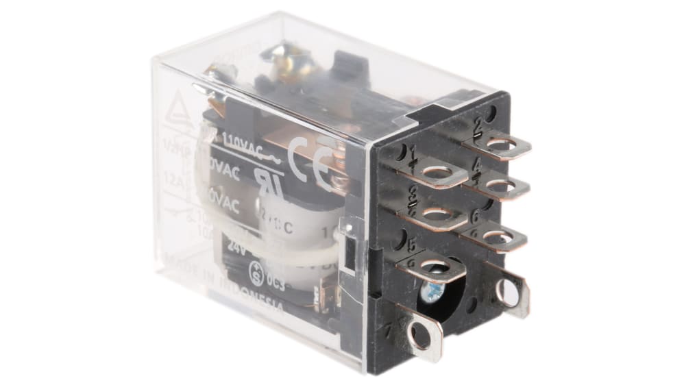 PR12-200 DC12V用 パワーリレー 1個 マリンテック 【通販モノタロウ】 DC12V コイル 3PDT 11P 汎用パワーリレー LY3J 5A 250VAC/28VDC ベース付き