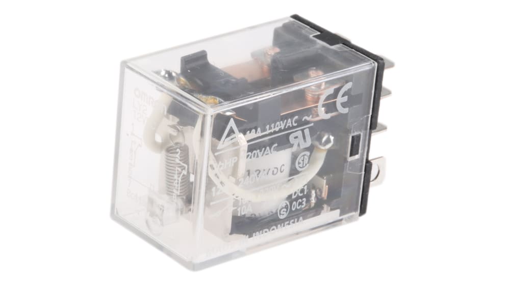 Rel&egrave; OMRON LY2-DC12 12VDC 10A 8 Pin - Nuovo Per Quadri Elettrici