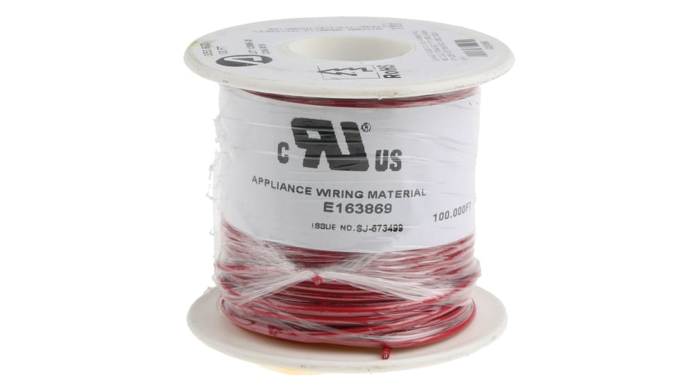 3050/1 BL005, Alpha Wire 3050 Series Blue 0.2 mm² Hook Up Wire, 24 AWG,  1/0.51 mm, 30m, PVC Insulation