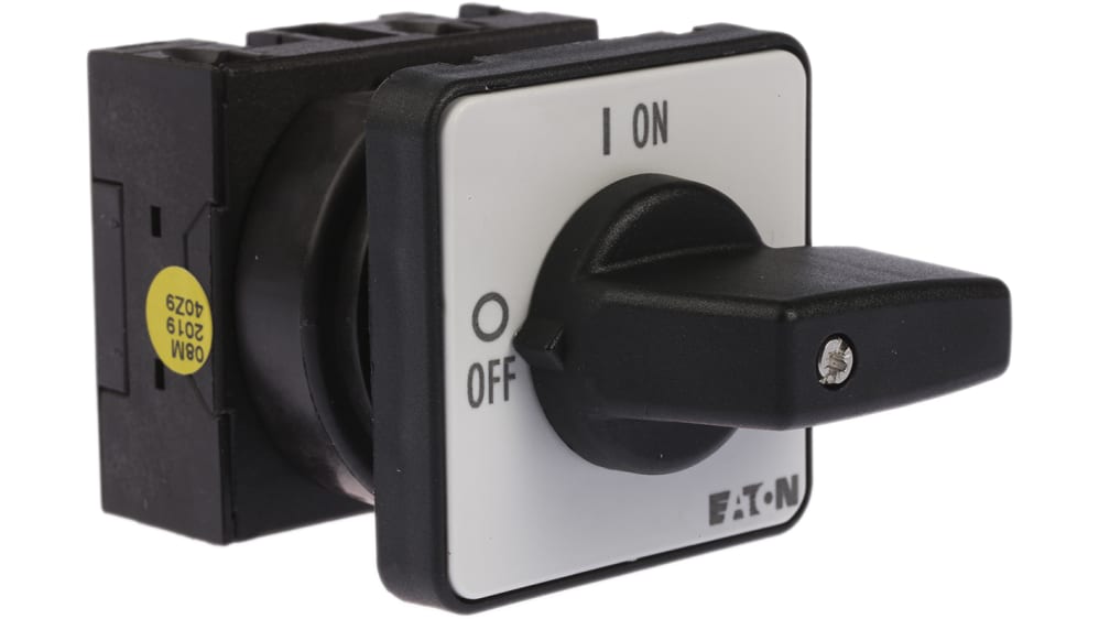 78819001 T0-1-102/E/EZ-P1(RS332-133) | Eaton, DP 2 Position 90° On-Off Cam  Switch, 690V ac, 20A, Toggle Actuator | RS