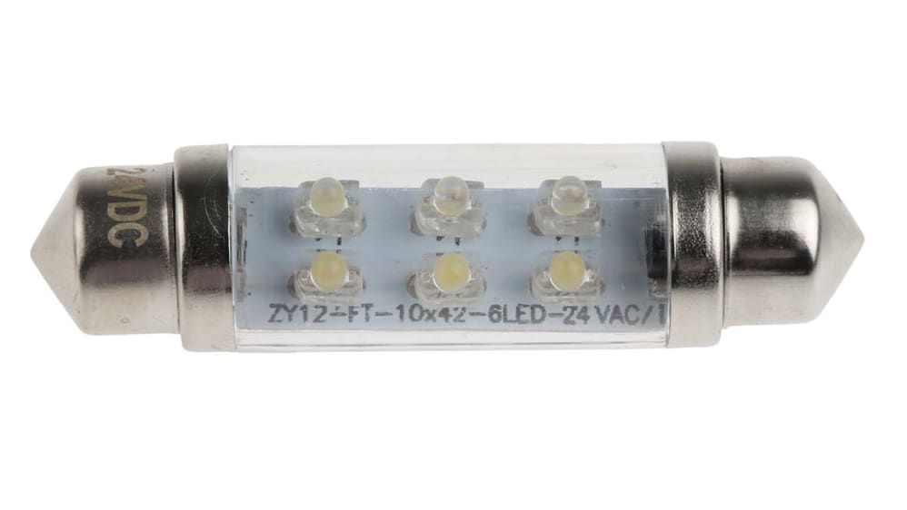 Ansøger Bror Bevægelig LE-0603-04W | JKL Components LED-bilpære, 10 lm, 24 V=, Hvid | RS