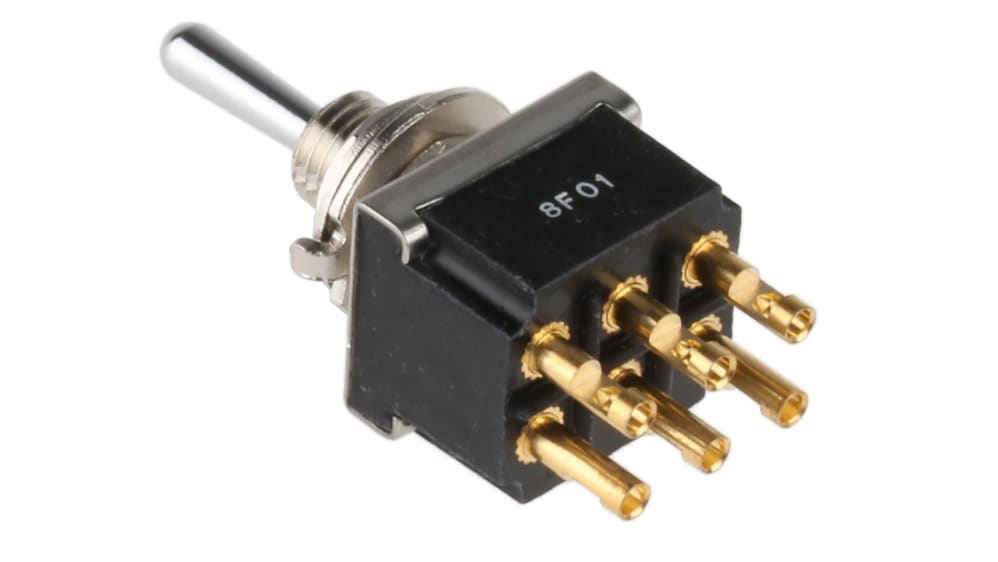 FTPA0904 | TE Connectivity トグルスイッチ, On-On-On, DPDT, 4 A