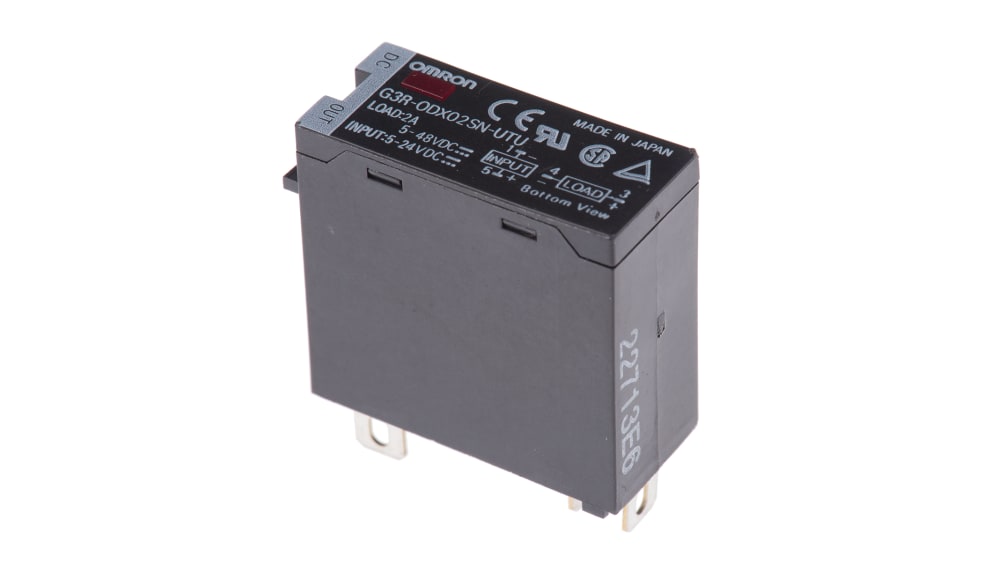 オムロン ソリッドステートリレー, 2 A, 60 V, プラグイン , G3R オムロン ソリッドステートリレー, 2 A, 60 V, プラグイン , G3R