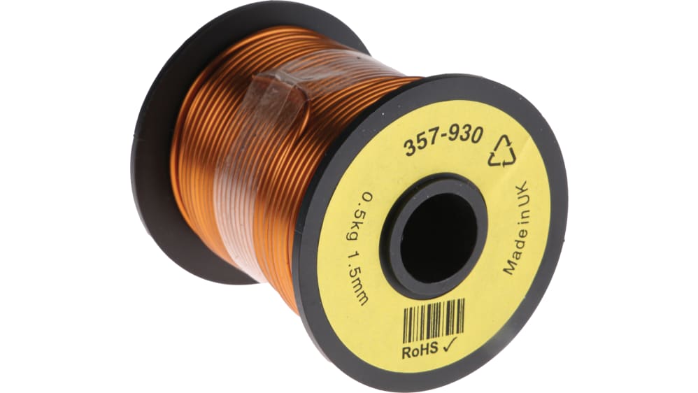 Filo di rame RS PRO Unipolare, sez. 1,5 mm², 15 AWG, lunghezza 30m, diam.  est. 1.59mm