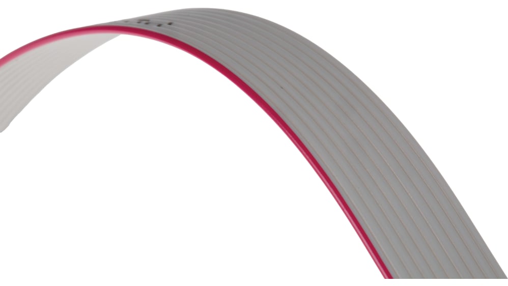 RS PRO Flachbandkabel , 10-adrig, Raster 1.27mm Nicht