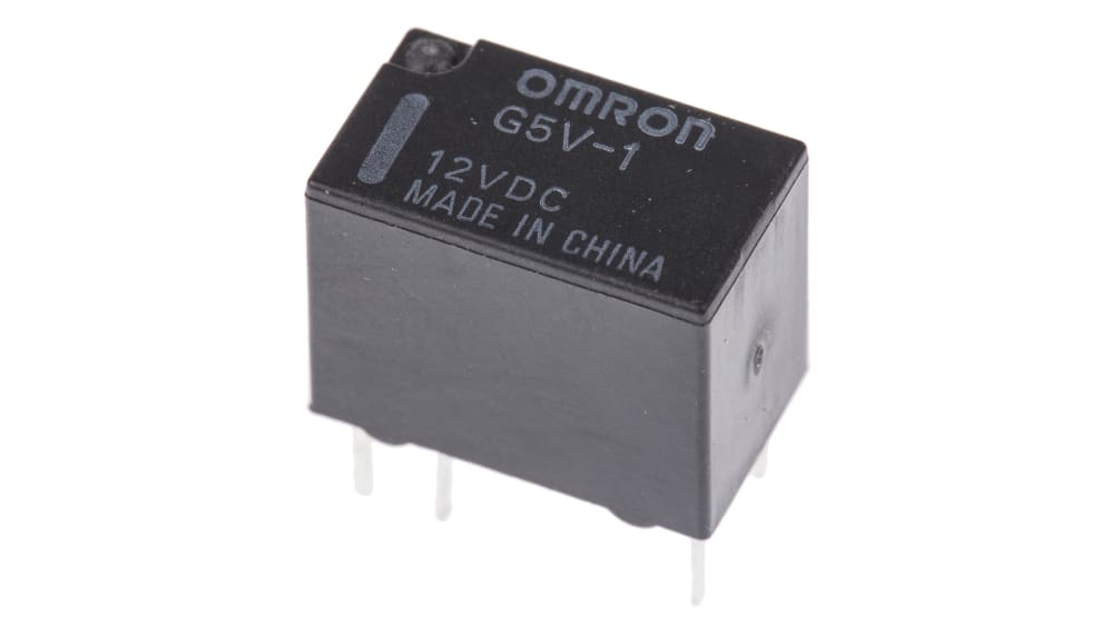 オムロン シグナルリレー, 12V dc, SPDT, 基板実装, G5V-1 DC12 | RS オムロン シグナルリレー, 12V dc, SPDT, 基板実装, G5V-1 DC12 | RS