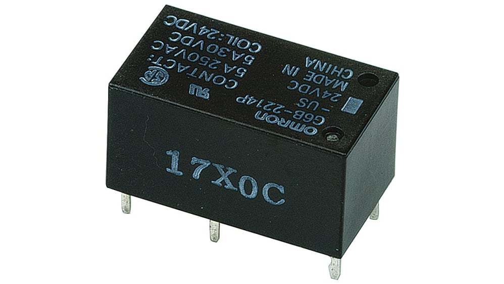G6B-2214P-US DC24 | Omron PCB Mount Power Relay, 24V dc Coil G6B-2214P-US DC24 | Omron PCB Mount Power Relay, 24V dc Coil