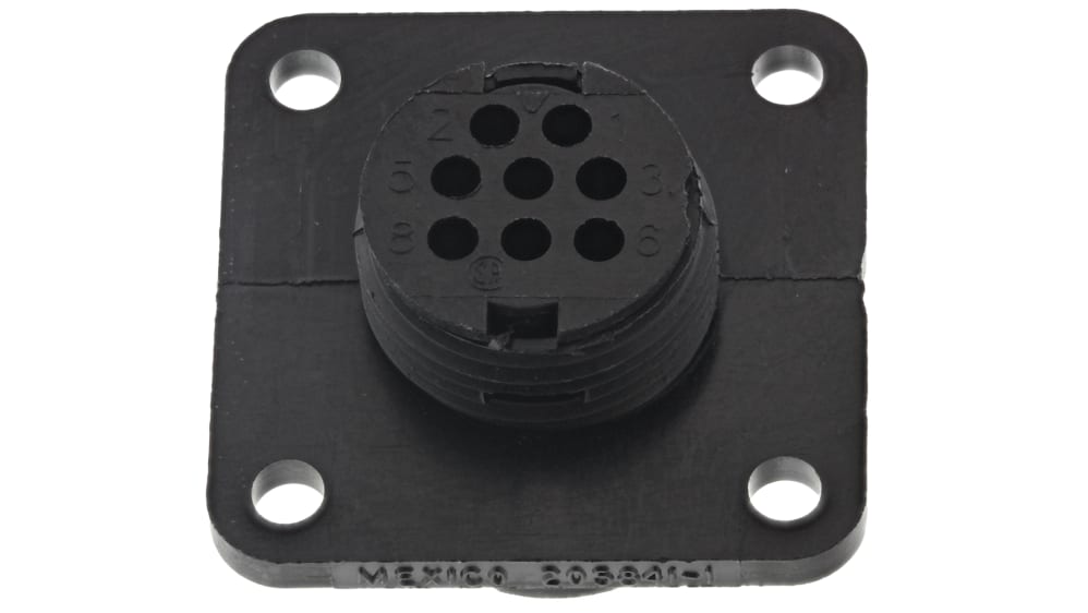 コメント者10/7 大12 205841-1 | TE Connectivity オス 丸型コネクタ, 8極, スタンダード