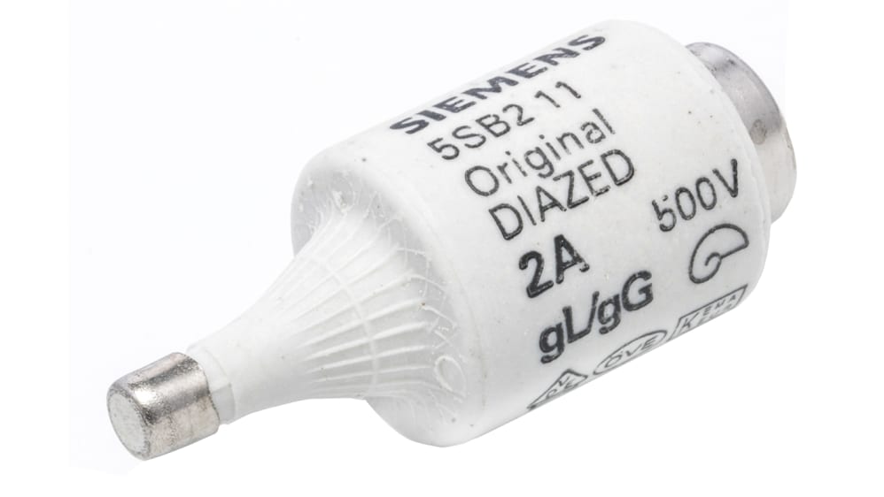 5SB211 | Siemens Diazedヒューズ 2 A 500 V ac E27 D02 | RS