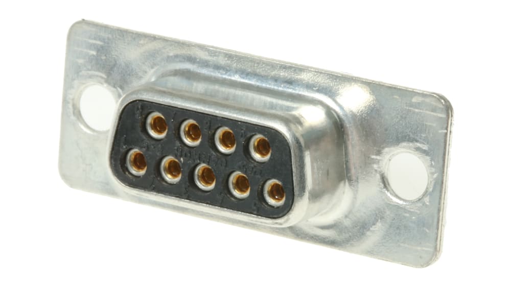 Calotta Metallica Per Connettore D-SUB A Vaschetta 9 Poli, Schermata, TE Connectivity 745854-3