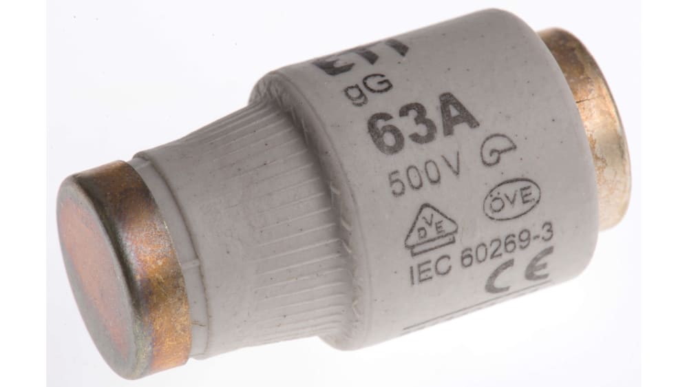 2313403 | ETI class gG/gL DIAZED-Sicherung, Typ D3, 63 A, 500 V ac