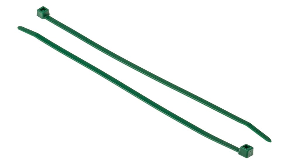 Velcro Cable Tie 25mm x 200mm - 100 pack - Green