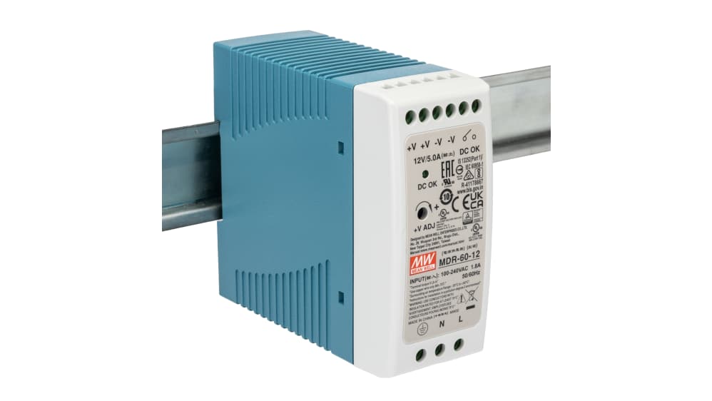 Mean Well NPF-60-12 Power Supply: Pulse LED 60W 12VDC 7.2-12VDC 5A 90