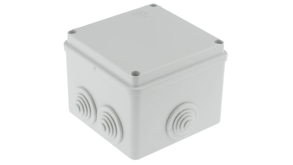 ABB Grey Thermoplastic Junction Box, IP55, 80 x 100 x 100mm