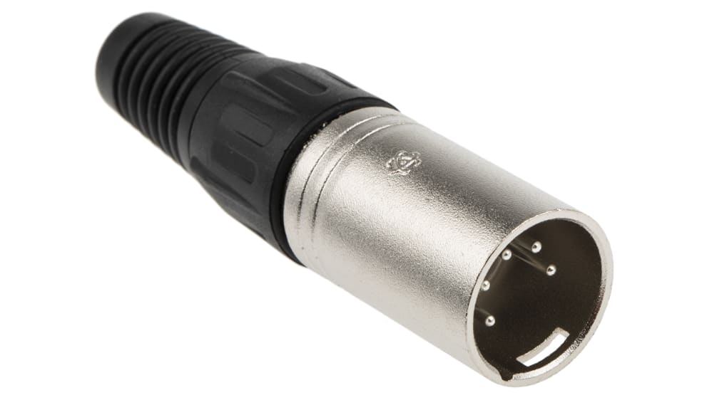 RS PRO XLRコネクタ オス 5極 ストレート ケーブルマウント | RS
