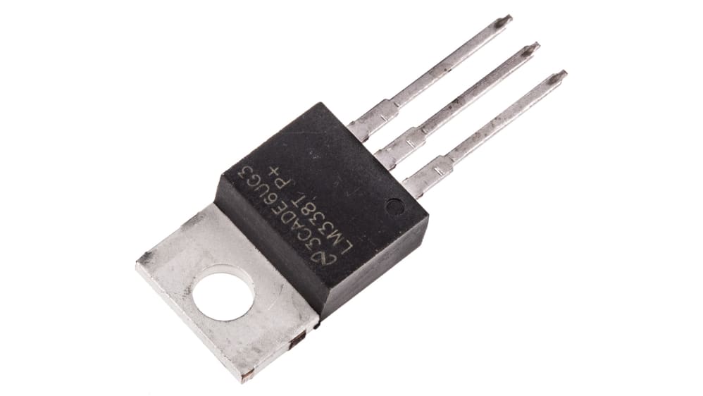 三端子レギュレーター LM338T 新品100個セット テキサスインスツルメンツ LM338T/NOPB | Texas Instruments 電圧レギュレータ 25 W 40V, スルー