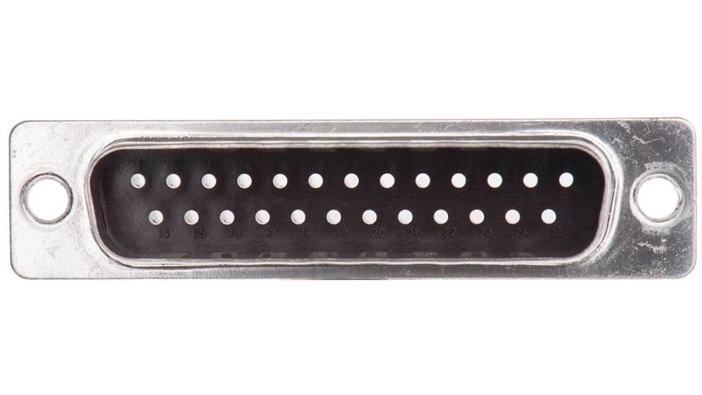 RS PRO 25 Way Straight Cable D-Sub Connector Male | RS
