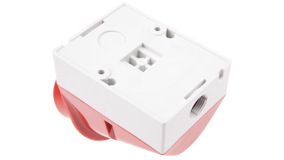 336 | MENNEKES IP44 Red Wall Mount 4P 25 ° Industrial Power Plug