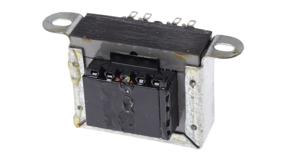 RS PRO シャーシ取り付け電源トランス,1次：115V ac,2次：6V ac 80