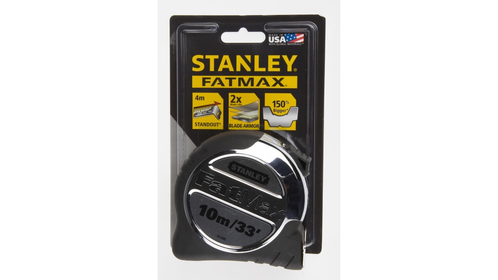 Mètre ruban Stanley FatMax 10mx 32 mm Impérial, Métrique