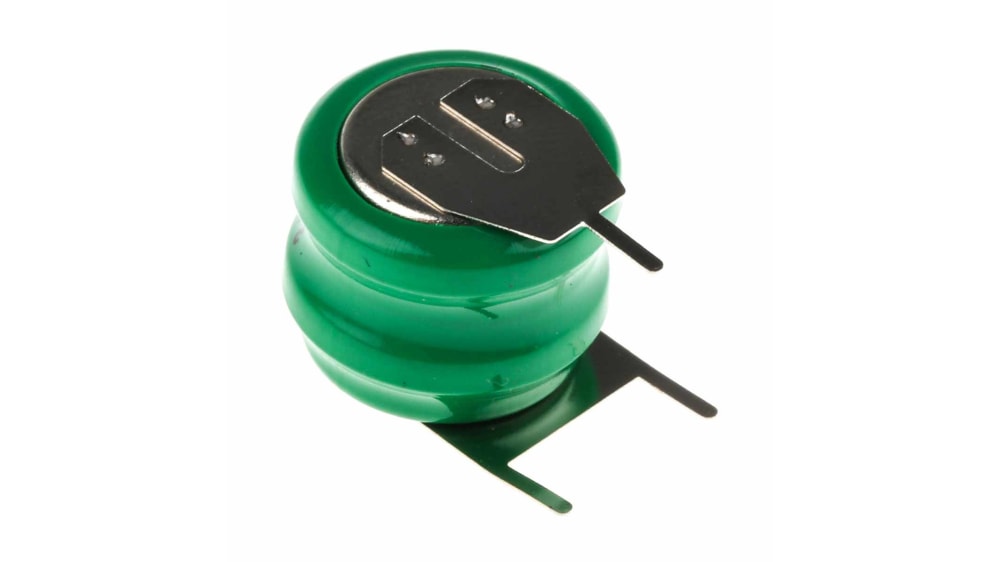 RS PRO 充電式ボタン・コイン電池, ニッケル水素, 公称電圧2.4 V, 容量