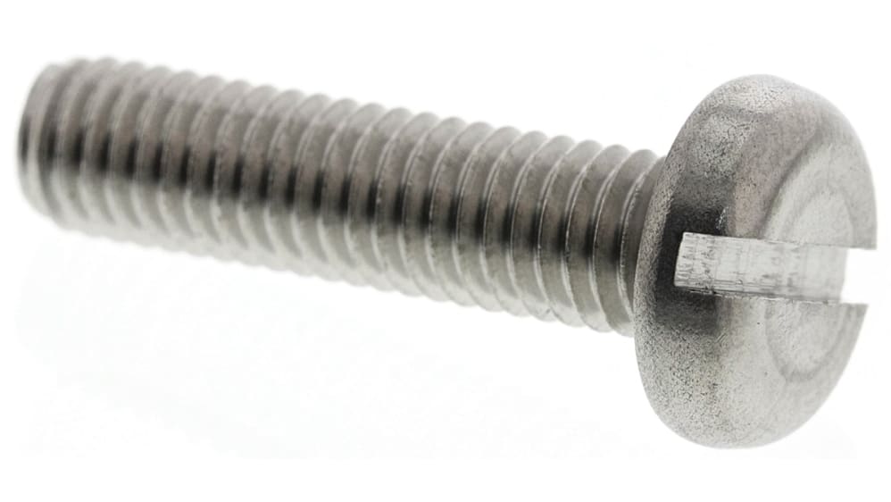 RS PRO なべ形 スロット 小ねじ ステンレス鋼 20.0 mm | RS