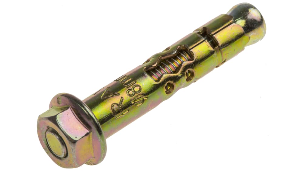 RawlPlug アンカーボルト, 鉄 M6 取付穴径8mm 長さ40mm | RS