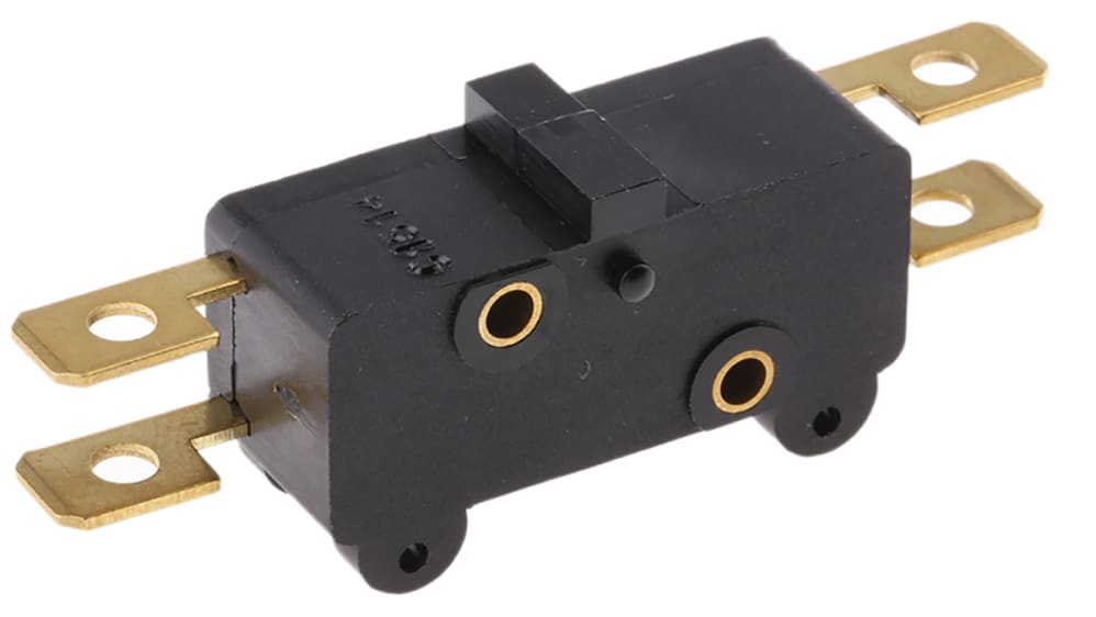 83106022 | Crouzet Plunger Limit Switch, NO/NC, SPDT, Polyamide Housing, 250V ac Max, 17.5A Max | RS 83106022 | Crouzet Plunger Limit Switch, NO/NC, SPDT, Polyamide Housing, 250V ac Max, 17.5A Max | RS