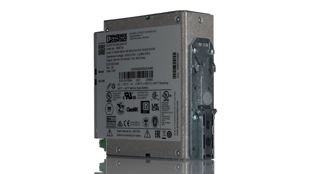 2866734 | Phoenix Contact QUINT POWER Switched Mode DIN Rail Power