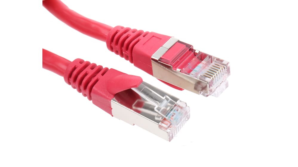 Câble Ethernet catégorie 5e U/UTP RS PRO, Rouge, 2m PVC Avec