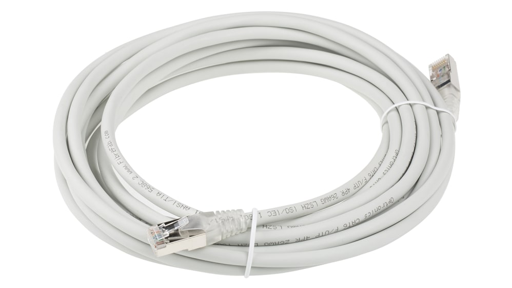 Câble Ethernet catégorie 6 F/UTP RS PRO, Gris, 20m LSZH Avec