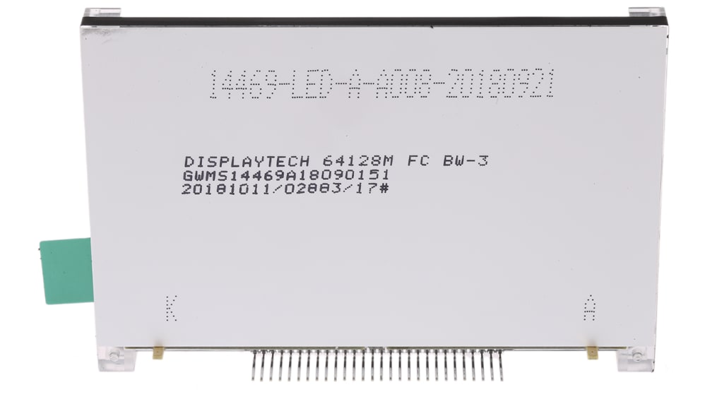 64128M FC BW-3 | Displaytech 液晶モノクロディスプレイ 半透過 64128M FC BW-3 | Displaytech 液晶モノクロディスプレイ 半透過