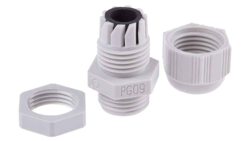 F7000900R | SIB SIB-TEC Series Grey Polyamide 6 Cable Gland, PG9