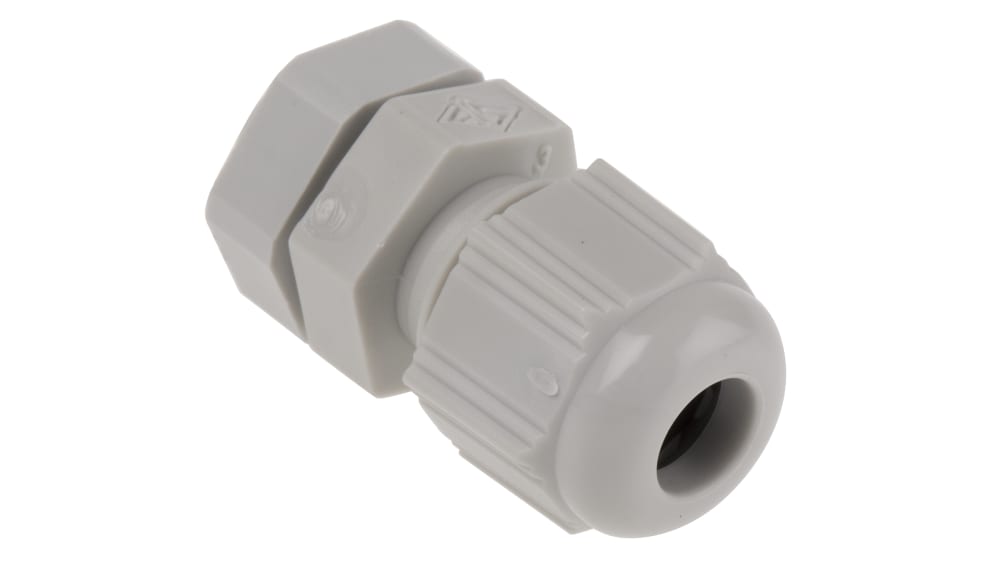 F7000700R | SIB SIB-TEC Series Grey PA 6 Cable Gland, PG7 Thread