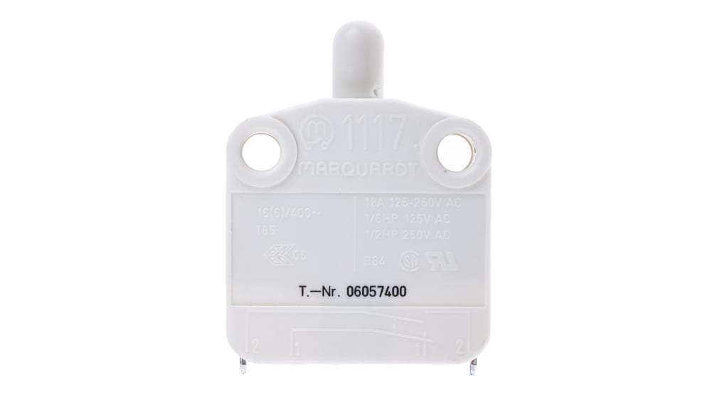 MK H11D06-T6 | MKH11D06-T6 | PIZZATO STANDARD MICROSWITCH WITH PLUNGER ACTUATOR 1 C/O CONTACT & 0.250" FASTON TERMINALS. WIDE TE - 9