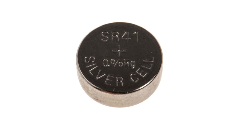 RS PRO Button Battery, 1.55 V, 7.9 mm Diameter, 5 Pack | RS