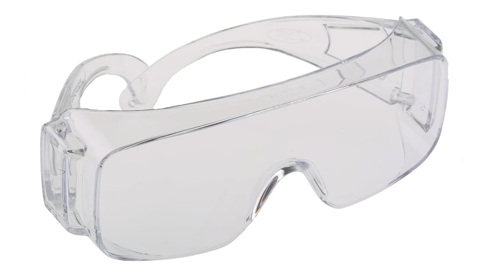 ASD010-121-300 JSP Visitor UV Safety Glasses, Clear PC Lens RS