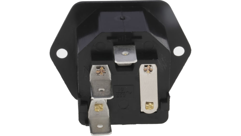 Kueohse Loetoesen Filtre IEC 320 C14 Avec Interrupteur Bateau Et Porte-fusible – 10A, 250V, Compact Et Costaud