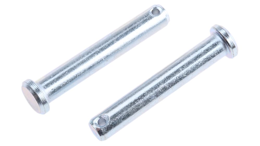 RS PRO クレビスピン 光沢亜鉛 長さ38.1 mm 直径19.05 mm, ステンレス