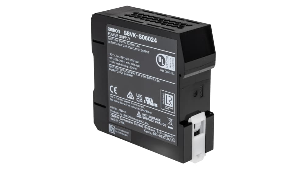 S8VK-S06024 | オムロン S8VK-S DINレール取付け用スイッチング S8VK-S06024 | オムロン S8VK-S DINレール取付け用スイッチング