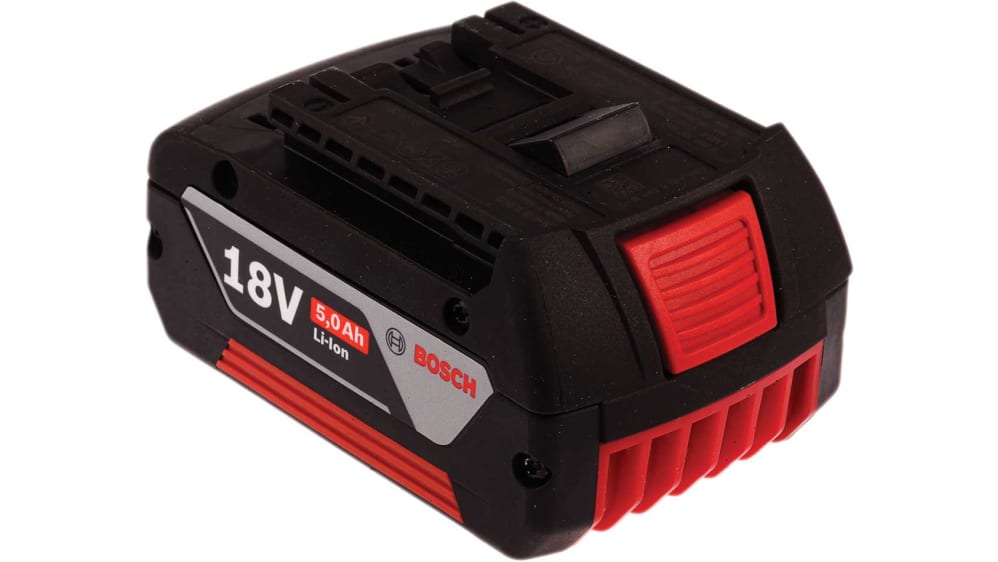 Bosch 1600A002U5 5Ah 18V Rechargeable Power Tool Battery, For Use With  Cordless Drill / Drivers GSR 14.4 V-EC