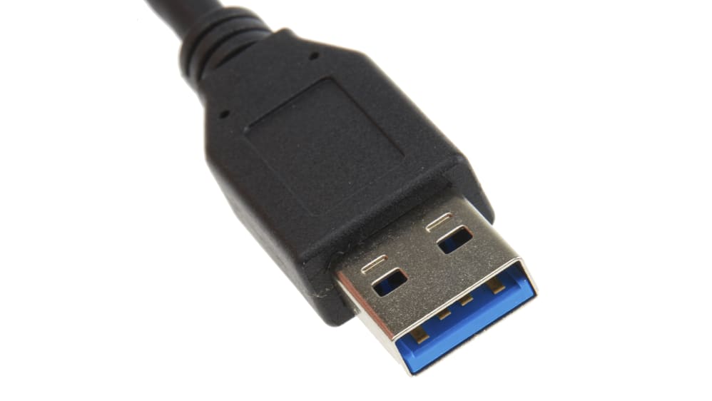 Cable USB 3.1 RS PRO, con A. USB C Macho, con B. Micro USB B Hembra, long.  150mm, color Negro