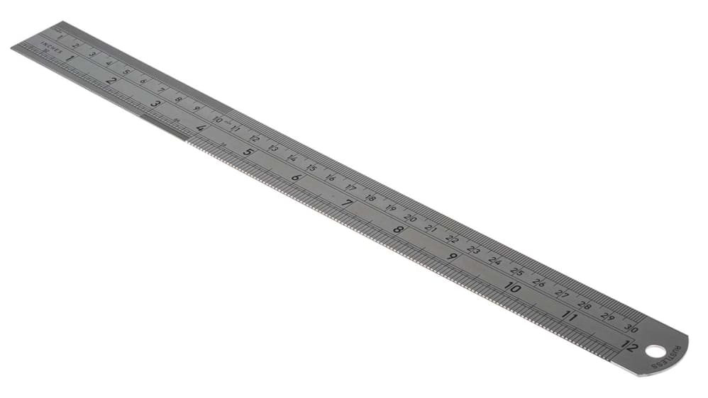 Handover : Ruler : Steel Ruler : 30 cm (12In)